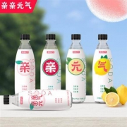 PLUS会员：亲亲元气 无糖0卡苏打水 500ml*12瓶