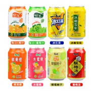 康师傅 罐装饮料 多口味组合 310ml*8罐