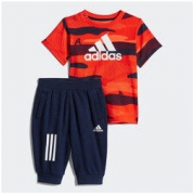 adidas 阿迪达斯 婴童训练短袖针织套装