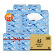 Hygienix 洁云 抽纸 BEAU柔韧系列 3层100抽*30包 *5件 157.58元包邮（需用券，合31.52元/件）