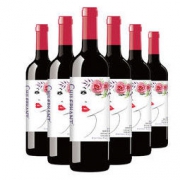 智利进口红酒 智象爱莎干红葡萄酒750ml*6整箱装 *2件
