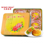 元朗荣华 蛋黄金翡翠莲蓉月饼礼盒 600g