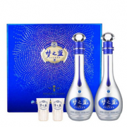 顶级系列！洋河 梦之蓝 M9浓香型白酒 52度 500ml*2瓶 送礼品袋
