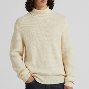 UNIQLO 优衣库 421948 男子羊毛混纺高领针织衫 79元