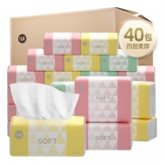 满26元减2元 40包 优真家用卫生抽纸 券后￥19.9