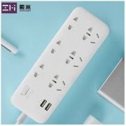 限学生： ZMI 紫米 CX05 新国标6插位+2USB插座 1.8m （快充18W）