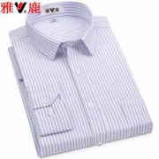 YALU 雅鹿 Y7061910019 男士条纹长袖衬衫