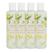1日10点： Waitrose 维特罗斯 小苍兰与梨子味沐浴露 250ml*4件装