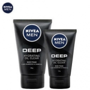 NIVEA 妮维雅 男士控油保湿洁面泥 100g+50g *7件