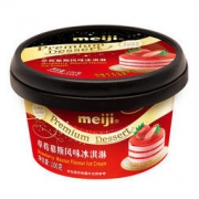 meiji 明治 草莓慕斯风味冰淇淋 100g *6件