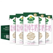 88VIP：Arla 阿尔乐 脱脂牛奶 200ml*24盒 *4件 121.25元（返12元猫超卡）