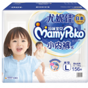 MamyPoko 妈咪宝贝 小内裤系列 婴儿纸尿裤 L156片