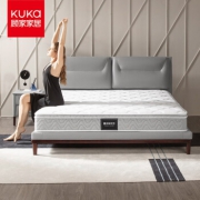 12日6点：KUKa 顾家家居 M0001J 软硬两用乳胶静音弹簧床垫 180*200*22cm