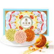 良品铺子 月见果中秋伴手礼 月饼礼盒 300g *2件