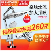 KOHLER 科勒 K-77365T-4-CP 亲氧水随心雨 双花洒淋浴套装
