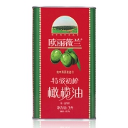 欧丽薇兰 Olivoilà 食用油 压榨 特级初榨橄榄油红装3L（地中海原装进口）