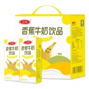 三元香蕉牛奶饮品饮料200ml*12盒*5