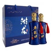 中华老字号 老龙口 45度浓香型白酒 500ml*2瓶礼盒装