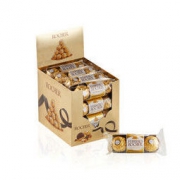 费列罗（Ferrero Rocher）榛果威化糖果巧克力 婚庆喜糖零食 520 情人节表白送礼 48粒礼盒装600g