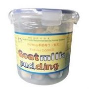 BOTH狗零食山羊奶鱼油美毛布丁全犬桶装15g*50 *9件