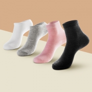 虾选 男女款中筒袜/船袜 4双/5双装 9.9元（需用券）
