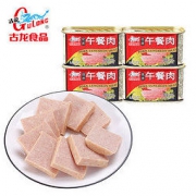 古龙 火腿午餐肉 198g*4罐