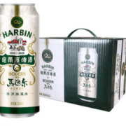10月19日到期！哈尔滨  联名马迭尔冰淇淋风味啤酒500ml*12听