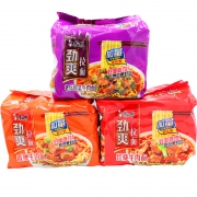 康师傅 香辣牛肉拉面 劲爽袋 5袋