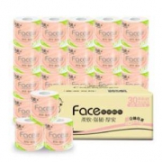 12点：C&S 洁柔 粉Face系列卷纸 4层120g*30卷