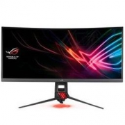 华硕 XG35VQ 35英寸玩家国度/ROG带鱼屏显示器电竞100HZ超2K曲面1800Rg-sync网吧游戏液晶电脑屏幕21:9超宽屏