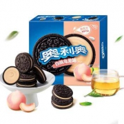 Oreo 奥利奥 白桃乌龙味夹心饼干 388g *9件