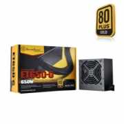 银欣（SilverStone）额定650W ET650-G 台式机游戏ATX电源（80Plus金牌/日系电容/12CM静音风扇/五年质保）