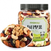 鲜记 每日坚果混合坚果 500g/罐