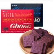 百亿补贴： 乐天 加纳牛奶巧克力 90g*3盒