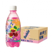Watsons 屈臣氏 新奇士樱桃汁汽水 碳酸饮料 380ml*15瓶 *5件