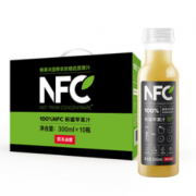 88VIP！25日0点！ 农夫山泉100%NFC新疆苹果汁饮料果蔬汁300ml*10瓶