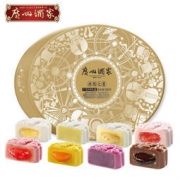 京东PLUS会员： 广州酒家 冰炫七星 水果冰皮月饼礼盒 540g 8个装 *2件