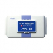 三妹福利车：可爱多 75%酒精湿巾 40抽*4包