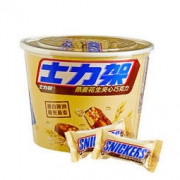 SNICKERS 士力架 花生夹心巧克力全家桶 燕麦味 380g