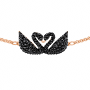 时尚典雅、黑卡会员！ SWAROVSKI 施华洛世奇 5344132 双黑天鹅手链
