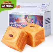 9日0点：三只松鼠 魔方生吐司 480g