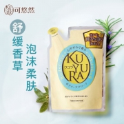 KUYURA 可悠然 美肌沐浴露 恬静清香 替换装 400ml *5件