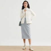 雅鹿 女士  V领轻薄羽绒服 多色可选
