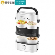 1日0点：LIFE ELEMENT 生活元素 DFH-F1516 电热饭盒