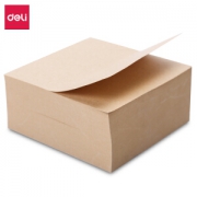 deli 得力 21709 牛皮纸便签本 400张 *31件