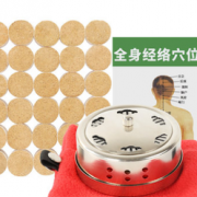 送不锈钢灸盒1套+穴位图！蕲大  妈  十年陈艾条30柱