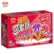 和路雪 迷你可爱多甜筒 蓝莓草莓口味 20g*10支 *8件