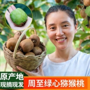 新鲜现摘 3斤 秦觅 周至猕猴桃 中果