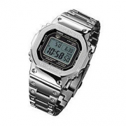 CASIO 卡西欧 G-SHOCK GMW-B5000D-1PR 男士太阳能腕表 周年限定款 金属表带