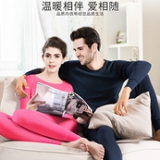 4.9分，100%精梳棉：2套 恒源祥 男女 薄款秋衣裤保暖内衣套装